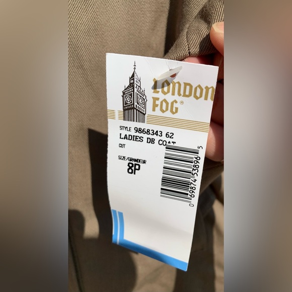 NWT vintage wool gabardine trench coat - Picture 5 of 16